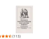 Buchcover: Erasmus von Rotterdam, "Das Lob der Torheit", mit Holbeins Randzeichnungen.