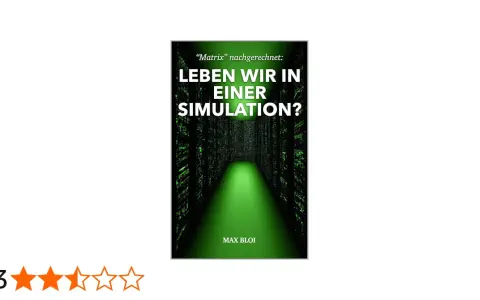 Buchcover: "Matrix" nachgerechnet: Leben wir in einer Simulation? Ein grüner Tunnel aus Code führt in die Tiefe.