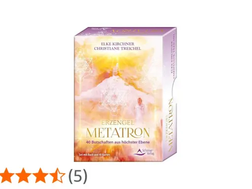 Set mit Karten und Buch: Erzengel Metatron, 40 Botschaften aus höchster Ebene.